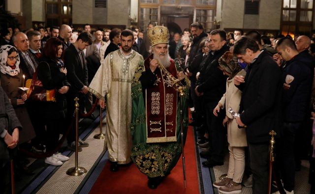 Srbska pravoslavna cerkev tožbe ne komentira, ker tega ni blagoslovil patriarh Irinej. FOTO: Reuters