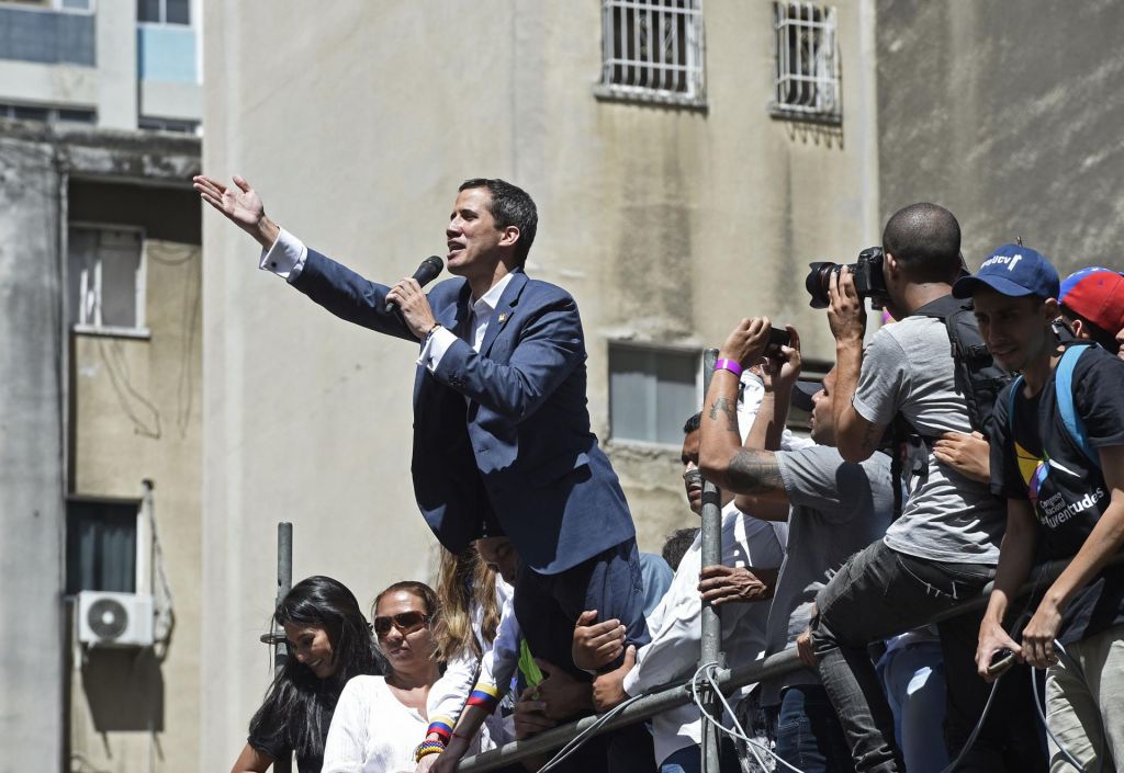 FOTO:Prehodni venezuelski predsednik Juan Guaidó: Naš boj je popolnoma suveren