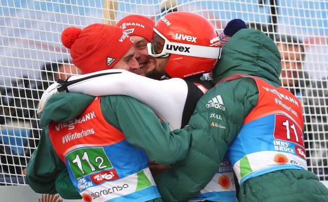 Nemci so vodili vso tekmo in na koncu zmagali s prednostjo več kot 55 točk. FOTO: Reuters