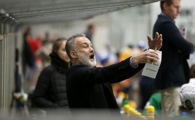 Jure Vnuk na tekmi med Olimpijo in Asiagom v Hali tivoli, Ljubljana 20. oktober 2018 [šport,zimski športi,hokej] Foto Matej Družnik