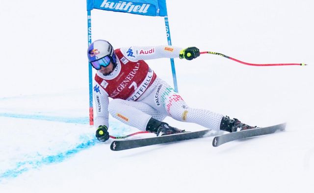 Dominik Paris je ponovil podvig iz Bormia. FOTO: Erik Johansen/AFP