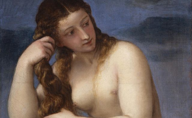 Titian: Venera, okoli 1520, iz zbirke Nacionalne galerije Škotske v Edinburghu. FOTO: Wikipedia