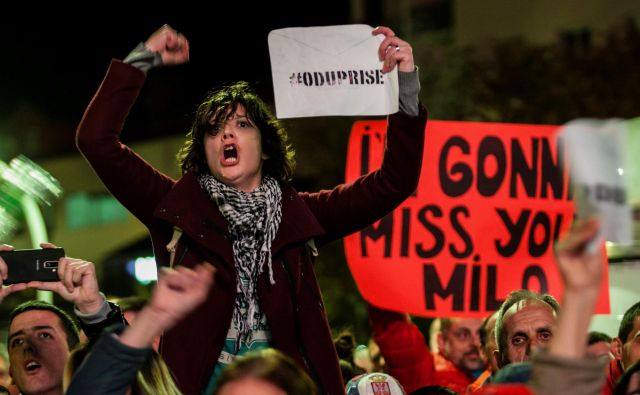 Čeprav so tokratni protesti državljanov najbolj množični v zgodovini Črne gore, ni verjetno, da bodo sprožili spremembe. FOTO: Stevo Vasiljević/Reuters