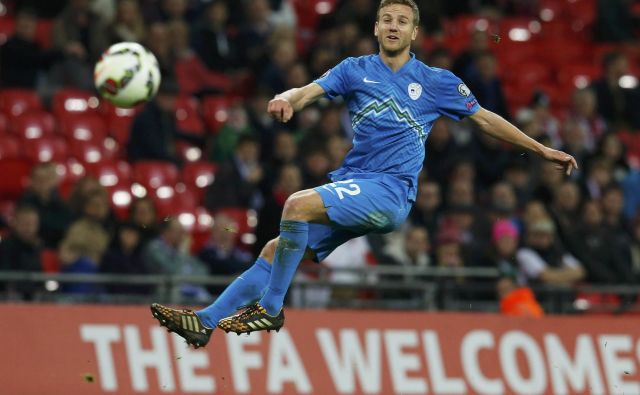 V reprezentančnem dresu je Aleš Mertelj igral tudi na slovitem štadionu Wembley. FOTO: Reuters