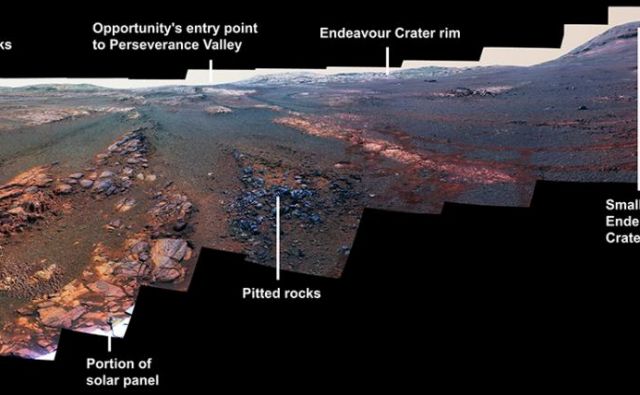 Zadnja fotografija roverja Opportunity. FOTO: NASA/JPL-Caltech/Cornell/ASU 