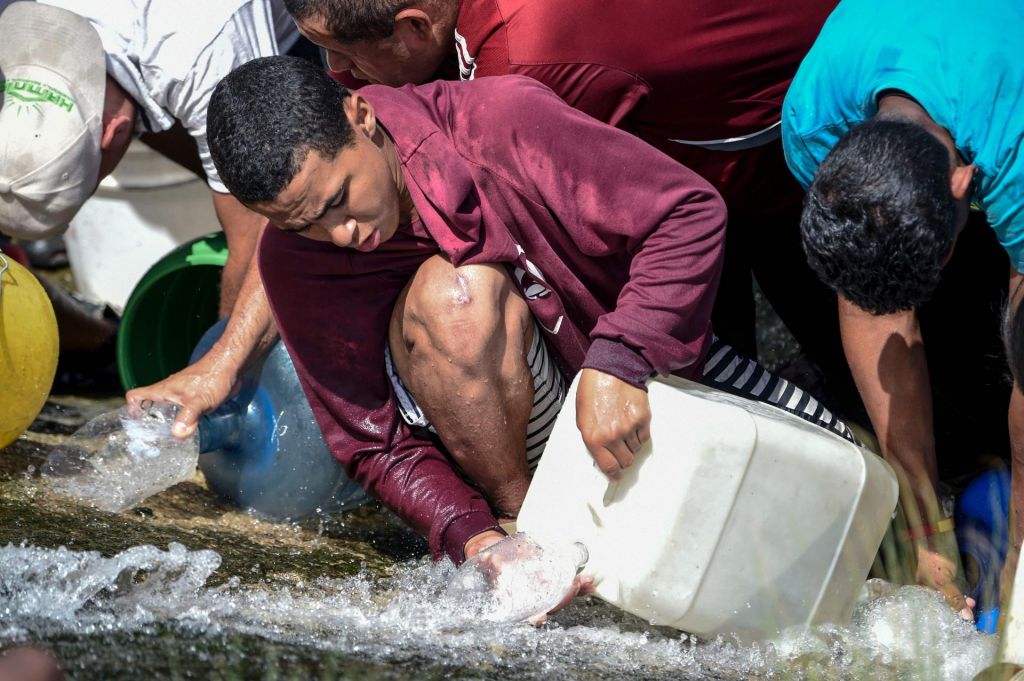 FOTO:Venezuelci brez pitne vode