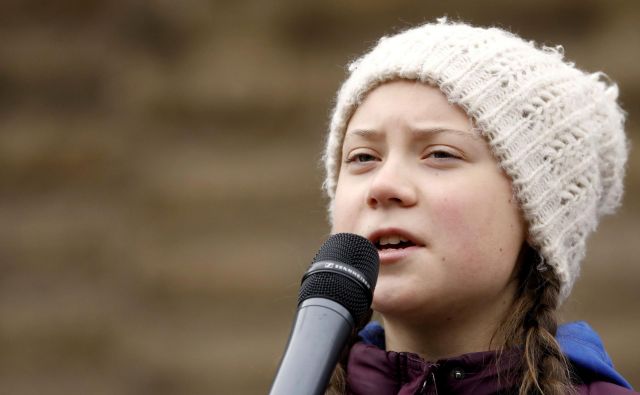 16-letna aktivistka Greta Thunberg je sprožila mednarodno gibanje. FOTO Morris Macmatzen/Reuters