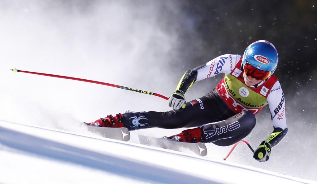 FOTO:Mikaela Shiffrin in Dominik Paris z globusoma