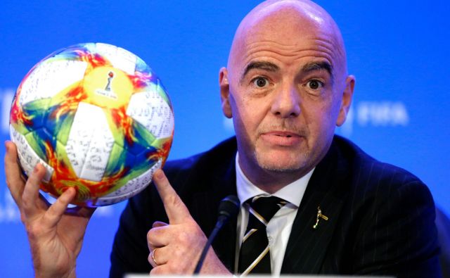 Gianni Infantino ima ambiciozne načrte. FOTO: AFP