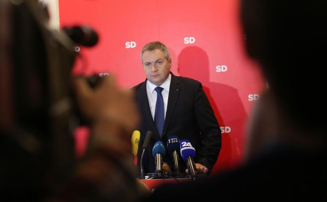 Konferenca SD je pooblastila predsednika stranke Dejana Židana za nadaljnje odločitve v zvezi s sporazumom. FOTO: Tomi Lombar/delo