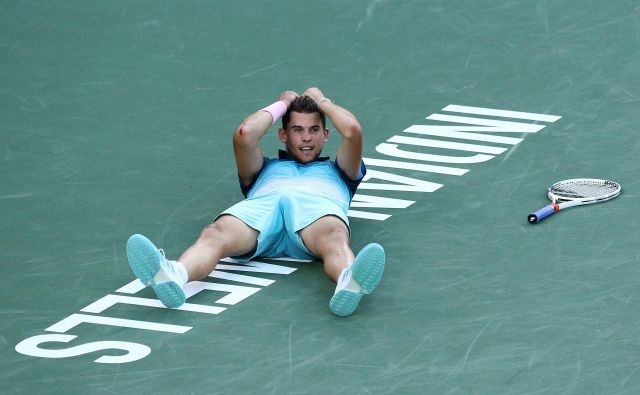 Dominic Thiem, lanski finalist Roland-Garrosa, ni pričakoval, da bo prvo lovoriko iz serije masters osvojil na trdi podlagi. FOTO: AFP