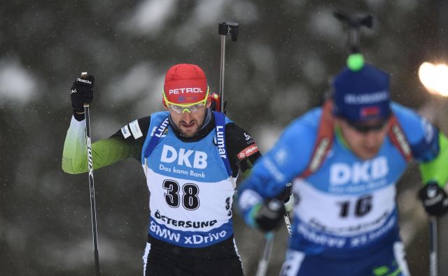 Pred Jakovom Fakom, najboljšim Slovencem na SP v Östersundu, je zadnje dejanje sezone.<br />
FOTO AFP