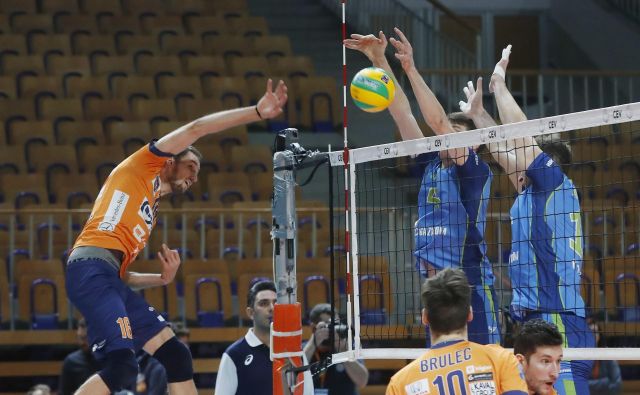 Jan Pokeršnik (ACH Volley) je dosegel 24 točk. FOTO: Leon Vidic