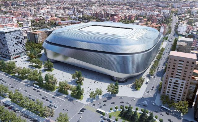 Realov stadion, ki nosi ime Santiaga Bernabeua, bo v prihodnje še bolj izstopal. FOTO: Reuters