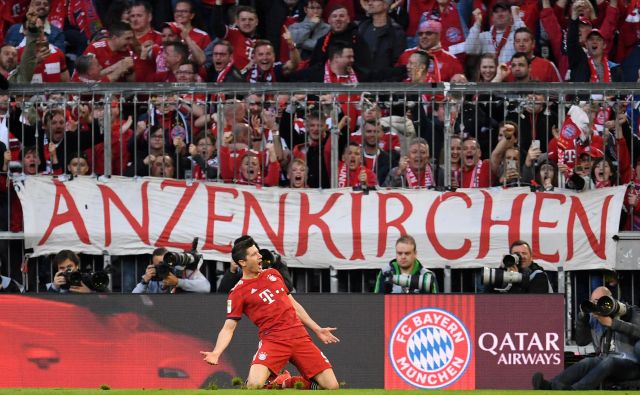 Robert Lewandowski je zabil dva gola nekdanjemu klubu. FOTO: Reuters