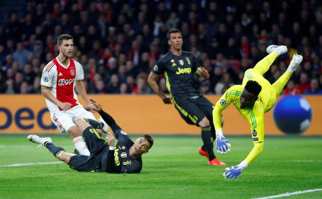 Cristiano Ronaldo je dosegel gol za Juventus. FOTO: Reuters