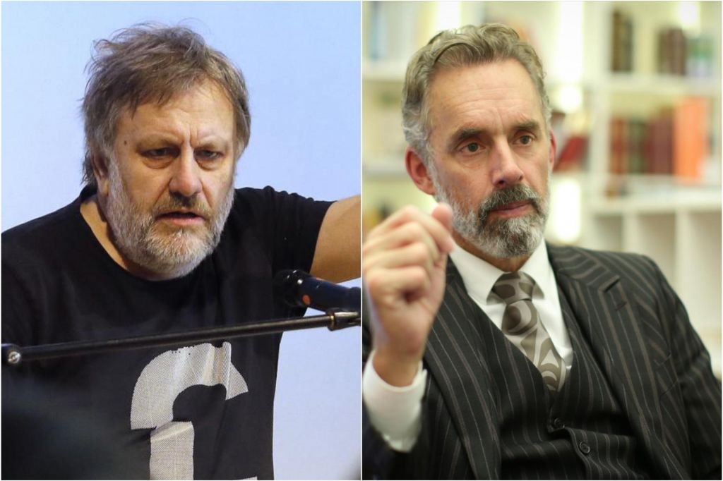 FOTO:Žižek: Oba s Petersonom sva izobčenca in zabavljača