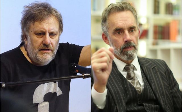 Žižek in Peterson FOTO: Delo