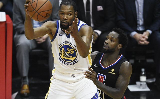 Kevin Durant je za zmago Bojevnikov dosegel 38 točk. FOTO: Usa Today Sports