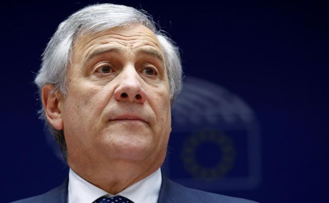 Antonio Tajani je februarja sprejel komisarkino povabilo, nato pa si je premislil. FOTO: Reuters