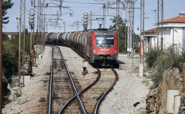 Sedanja proga med Koprom in Divačo ni bila predvidena za tako velike obremenitve v železniškem prometu, poleg tega pa predstavlja tudi veliko okoljsko grožnjo. Foto Uroš Hočevar