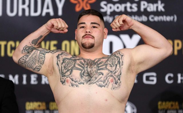 Andy Ruiz ml. (na fotografiji) pred obračunom z Anthonyjem Joshuo kar kipi od samozavesti. FOTO: AFP