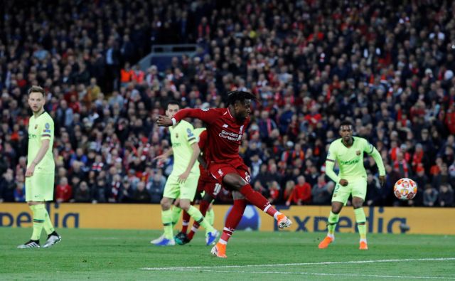 Divock Origi je začel in končal Liverpoolov veliki pok na Anfieldu. FOTO: Reuters