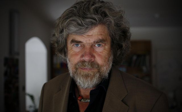 Reinhold Messner ima o slovenskih alpinistih dobro mnenje. FOTO: Uroš Hočevar/Delo