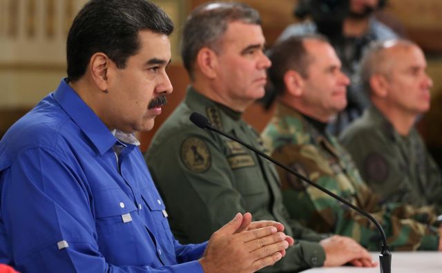 Sankcije zadevajo obrambni in varnostni sektor, ker Maduro s svojim režimom zaostruje zatiranje zagovornikov demokracije v Venezueli. FOTO: Reuters