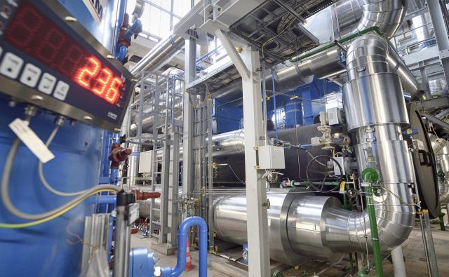 Največja toplotna črpalka v srednji Evropi je postavljena pri plinski termoelektrarni na Dunaju. FOTO: Johannes Zinner/Wien energie