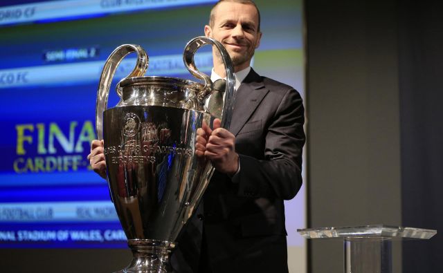 ”Nikoli ne bi sprejeli sprememb, ki bi škodovale evropskemu nogometu,” je zatrdil Aleksander Čeferin. FOTO: Reuters