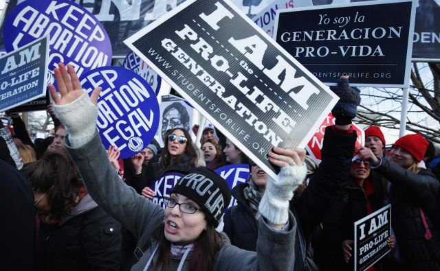 V Alabami bo najbrž kmalu začel veljati­ najbolj restriktiven zakon proti abortusu v Združenih državah. FOTO: Alex Wong/AFP