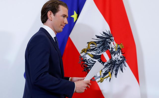 Avstrijski kancler Sebastian Kurz je napovedal predčasne volitve. FOTO: Leonhard Foeger Reuters