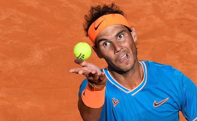 Rafael Nadal se bo danes potegoval za že deveto turnirsko zmago v Rimu. FOTO: Reuters