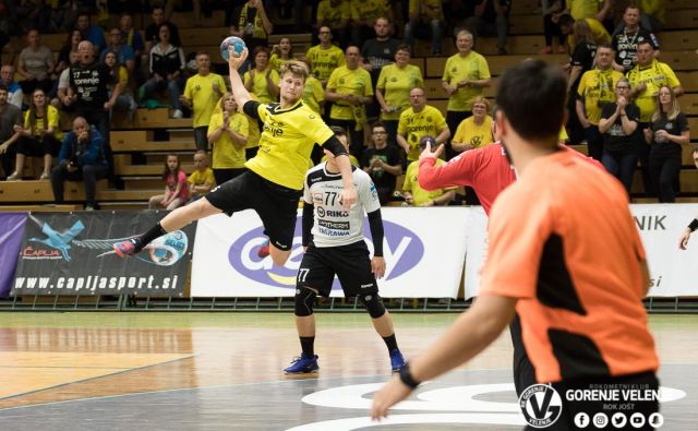 Zlati mladinski reprezentant Miha Kavčič je v Gorenju naredil velik korak naprej. FOTO: Rok Jošt/RK Gorenje