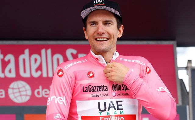 Jan Polanc je zadržal skupno vodstvo. FOTO: Luk Benies/AFP