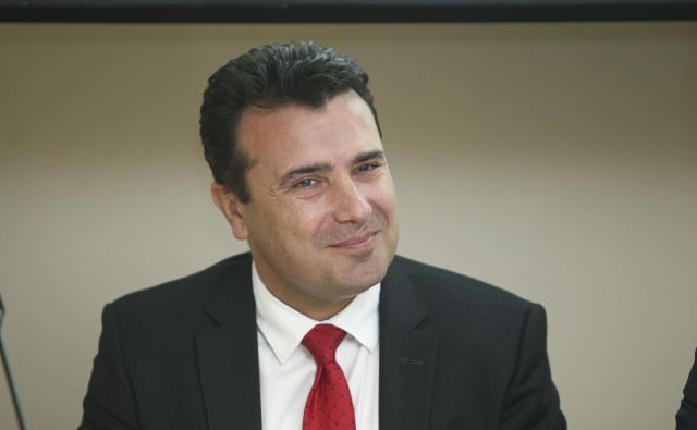 Zoran Zaev pričakuje, da bo Severna Makedonija junija le dobila datum za začetek pristopnih pogajanj z EU. FOTO: Jože Suhadolnik/Delo