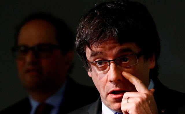 Carles Puigdemont se ima za žrtev umazane igre Evrope.<br />
FOTO: REUTERS