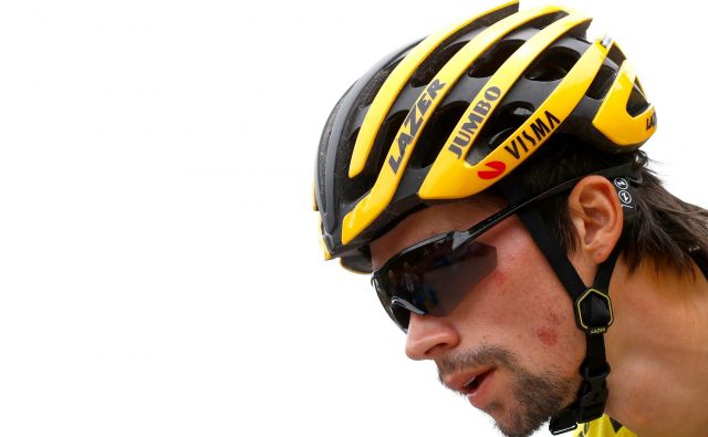 Primož Roglič je imel v zadnjih dneh težave z želodcem, upati je, da so se mu moči povrnile pred odločilnimi etapami Gira. FOTO: AFP