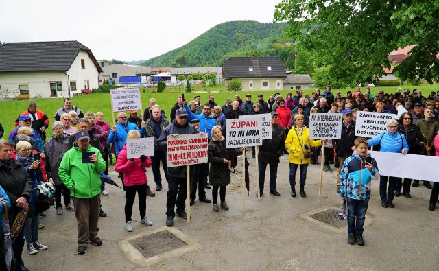 Zahteve Zgornjesavinjčanov se od protesta sredi maja niso spremenile. FOTO: Brane Piano/Delo