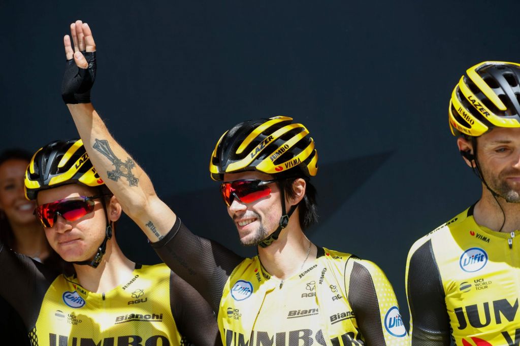 FOTO:Primož Roglič je pripravljen za zadnjo dolomitsko bitko (VIDEO)