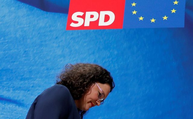 Po odstopu Andree Nahles so vsi kandidati zavrnili možnost prevzema SPD. Foto: Fabrizio Bensch/Reuters