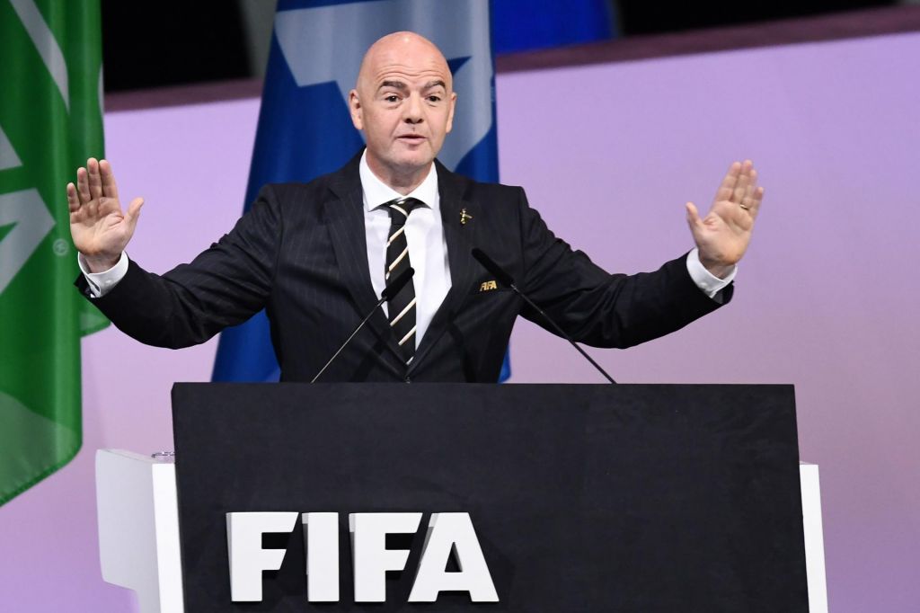 FOTO:Infantino po zmagi vnovič potrdil klubski mundial z Evropejci