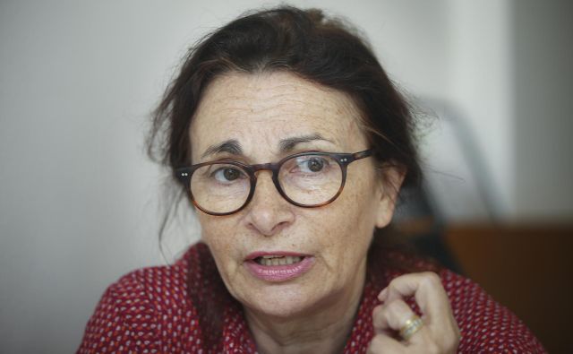 Anne Muxel je pred nedavnim v Ljubljani nastopila na predavanju Biti star 20 let v politiki. Nove percepcije, nove rabe, nova pričakovanja. Foto: Jože Suhadolnik