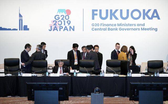 Članice G20 so na dvodnevnem srečanju na zahodu Japonske razpravljale tudi o težavnem vprašanju obdavčevanja internetnih velikanov in prvič doslej tudi o gospodarskih izzivih, ki jih predstavlja staranje prebivalstva. FOTO: Reuters