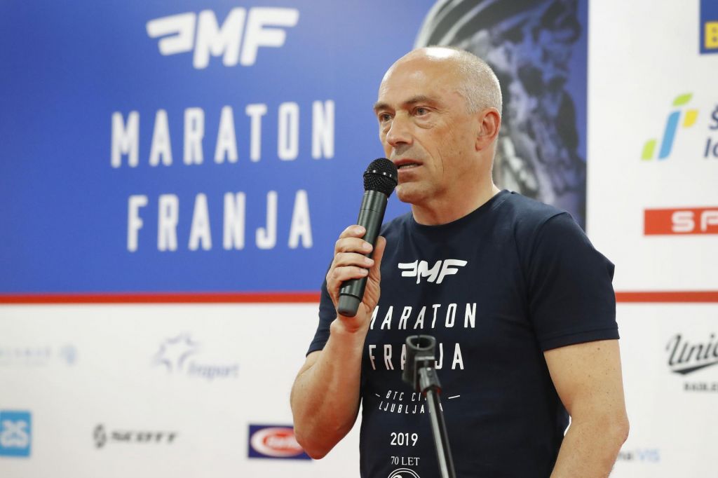 FOTO:Gorazd Penko že v stalni pripravljenosti za 40. maraton