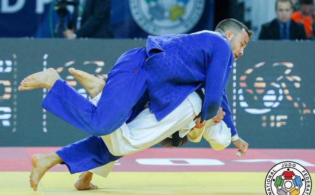 Adrian Gomboc (v modrem kimonu) je na pripravah res garal in šel celo prek sebe. FOTO: Marina Mayorova/IJF