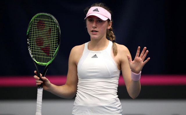 Kaja Juvan bo ena treh slovenskih debitantk v glavnem žrebu Wimbledona, potem ko je v prvem poskusu uspešno preskočila kvalifikacije. FOTO: Reuters