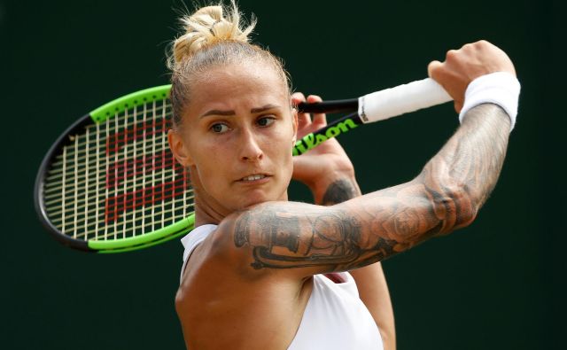 Polona Hercog je uspešno začela turnir na sveti travi. FOTO: Reuters