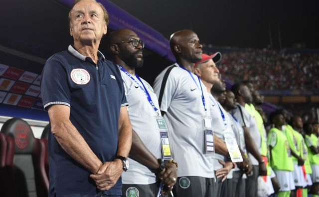 Nigerijski selektor Gernot Rohr je iz skupine neuveljavljenih posameznikov ustvaril močno nogometno enoto. Foto AFP